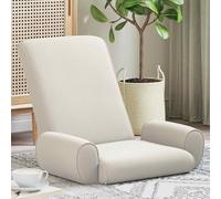 QUAHEAS Chaise de sol réglable en velours épais avec dossier multi-angles, cadre en métal, rembourrage en mousse, pour salon, jeux, méditation, lecture et détente