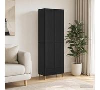 QUAHEAS Ensemble Meuble 2 pcs Bois d'ingénierie 66 x 34,5 x 95 cm mobilier modulable Rangement Compact Design Moderne intérieur Salon séjour