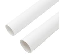 QUAHEAS Lot de 10 tubes d'installation Ø30 mm en PVC - Longueur : 10 m - Gestion des câbles - Pour bureau, jeux et maison - Pour un rangement sûr des câbles et une cachette des câbles