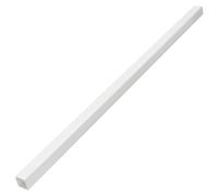 QUAHEAS Tuyaux d'installation autocollants en PVC - 40 x 25 mm - 10 m - Avec goulotte pour gestion des câbles, cache câbles et gestion des câbles au bureau, aux jeux ou à la maison