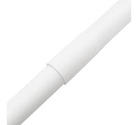 QUAHEAS Tuyaux d'installation avec clips Ø 25 mm en PVC 30 m de longueur 30 m Kit de goulotte de câble pour gestion des câbles mur, sol, plafond pour un passage sûr des câbles et une cachette des
