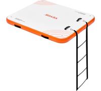 Quai flottant gonflable, plate-forme gonflable de 6 x 5 pieds, tapis flottant antidérapant avec sac de transport portable et échelle amovible, radeau flottant pour piscine, plage ou océan