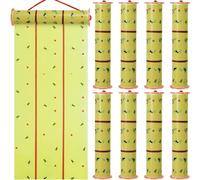 Qualirey Lot de 8 rouleaux de pièges à mouches adhésifs géants de 50 m pour extérieur et intérieur - Bandes adhésives à suspendre pour garage, serre, grange