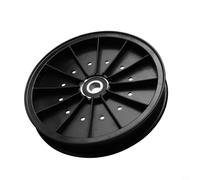 Qualoramall 109-0996 Poulie de renvoi de rechange pour modèles Exmark Z Series AS 22 cm de diamètre extérieur Construction en métal Design plat réduit le dépôt de courroie