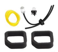 Qualoramall 5687301 Kit de filtre à air pour tondeuse soufflante modèles 51946 RY254BC RY60511B BM254BV UT08544 Pièce de rechange avec ampoule de conduite de carburant