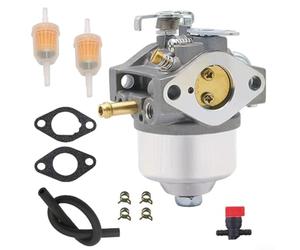 Qualoramall AM122006 Kit carburateur pour Gator 4x2 6x4 pour tondeuse autoportée AM18740 PC2387 32429 Kit d'installation complet avec joints de soupape d'arrêt de carburant