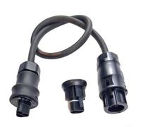 Qualoramall Câble de raccordement secteur pour Betteri BC01 vers prise pour onduleur solaire H07RN-F Flexible avec embout pour Hoymiles (5 m)