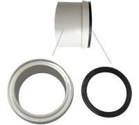 Qualoramall Hayward Cell Union Kit raccord de rechange de 5,1 cm avec joints toriques en nitrile, connecteurs en PVC pour systèmes de chlorinateur de sel Aquarite T-3, pièces de réparation de piscine