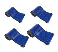 Qualoramall Housse de main courante de piscine en néoprène en mousse avec fermeture éclair antidérapante pour rails d'échelle, manchon de protection souple pour temps chaud/froid, bleu (2,4 m)