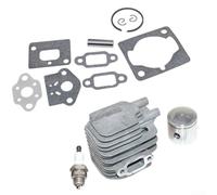 Qualoramall Kit cylindre et pistons pour débroussailleuse Echo SRM-220ES SRM-222ES SRM-235 SRM-236 C226S F226S T226S Pièces de moteur Cylindre Pistons Assemblée Remplacement