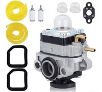 Qualoramall Kit de carburateur de rechange pour tondeuse à gazon Ryobis RY252CS RY251PH RY254BC RY253SS 25CC - Kit de carburateur en métal