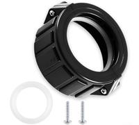 Qualoramall Kit de raccord d'écrou de chauffage de spa de 5,1 cm résistant aux fuites pour Balboa pour Coleman pour HydroQuip avec joint et vis pour chauffages spa (1 ensemble)