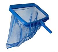 Qualoramall Lot de 2 épuisettes de piscine avec fond profond et épuisette plate pour le nettoyage du cadre en ABS robuste, outils de nettoyage pour feuilles, débris et insectes