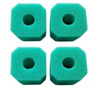 Qualoramall Lot de 4 tubes filtrants verts en éponge compatibles avec les aspirateurs de piscine V1 et S1, pièces de rechange efficaces pour piscines hors sol et spas, faciles à C (vert, 4 pièces)