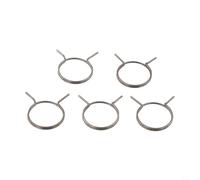 Qualoramall Lot de 5 ressorts de poignée de porte en acier inoxydable noir de rechange pour levier de porte intérieure FMTB MSNH FW MSDNH Series - Pièces de réparation gauche et rigide (FW-MSZNH)