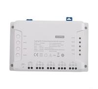 Qualoramall Module d'interrupteur intelligent sans fil 4 canaux pour Sonoff 4CH R3 et 4CH PRO R3 avec télécommande RF prise en charge de commande vocale via Alexa Google Home Blanc (4CH Pro-R3)