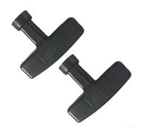 Qualoramall Poignée de traction 2615010018 en plastique robuste pour portes d'équipement - Prise en main confortable Montage rapide Application industrielle Taille 150 mm (2 pièces)