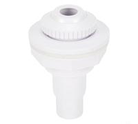 Qualoramall Raccord de jet de retour de piscine hors sol pour Hayward SP1023 avec adaptateur de tuyau de 3,8 à 3,8 cm et sortie oculaire de 1,9 cm, pièce de rechange blanche