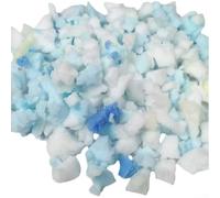 Qualoramall Rembourrage en mousse à mémoire de forme déchiquetée de 2,3 kg, extensible jusqu'à 0,6 m³ pour pouf, chaises, oreillers, lits pour animaux de compagnie et jouets en peluche, rembourrage