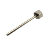 Qualoramall Tube de protection en acier inoxydable 304 avec raccord fileté et design étanche pour sondes de capteur de température jusqu'à 6 mm de diamètre (8 x 100 mm)