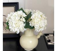 [Quantité] pièces/set Bouquet de fleurs d'hortensia artificielles de 23 cm, tiges de fleurs d'hortensia artificielles, convient pour la décoration de centres de table de mariage, décoration d'intérieu