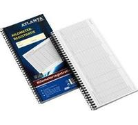 Quantore - Carnet kilométrique Djois 40x2 feuilles avec spirale | 5 pièces