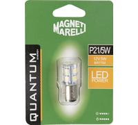 Quantum Energy Ampoule LED Magneti Marelli P21/5W pour voiture unique SMD 12V/5W, connexion Bay15d