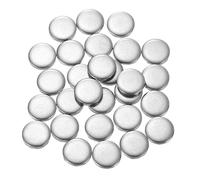 QUARKZMAN 100Pcs Disques en Acier Inoxydable, 10mm de Diamètre, 2mm d'Épaisseur en Acier Inoxydable 304 Feuille Ronde Plate Ronde pour l'Estampage du Métal et la Fabrication de Bijoux
