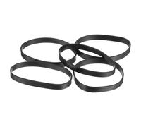QUARKZMAN 100Pcs Elastique Caoutchouc 35x5mm Anneaux en Caoutchouc, Attaches de Câble, Bandes Élastiques Solides, Antidérapantes pour Enrouler les Cordons, les Sacs, Noir