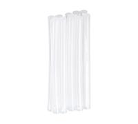 QUARKZMAN 10pcs Bâtons De Colle À Chaud 7mm x 100mm Long EVA Mini Bâton De Colle Thermofusible Pour Pistolet À Colle À Chaud Bois Plastique Verre Fleurs Tissus Mousse, Transparent