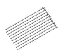 QUARKZMAN 10Pcs Broches D'Éjection Droites, Diamètre de 2,5 mm (0,1") Pointe Ronde en Acier SKD61 de 150 mm (6") de Long pour la Maintenance Mécanique