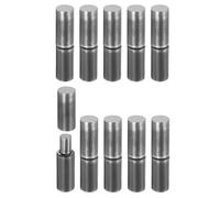 QUARKZMAN 10Pcs Charnières À Barillet Soudables 3 1/2" x 3/4" Détachables | Acier Carbone Lourd, À Souder, Pour Porte Battante Métallique, Portail Rampes De Remorque