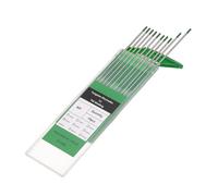 QUARKZMAN 10pcs Électrodes De Tungstène 3/32" x 7" Pure Green WP | Pour Soudage Acier Inoxydable, Soudage Alliage Aluminium Magnésium Industrie Fabrication
