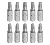QUARKZMAN 10pcs Embouts Tournevis À Tête Carrée 1/4" Douille Hexagonale SQ2 Magnétique Longueur 1" Acier S2 Pour Travaux Réparation Tournevis Électrique