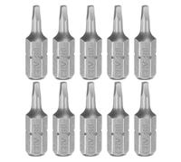 QUARKZMAN 10pcs Embouts Tournevis À Tête Carrée 1/4" Tige Hexagonale | Acier CR-V Pour Travaux Réparation Tournevis Électrique, SQ0 Tête Magnétique, 1" Longueur