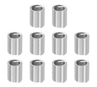 QUARKZMAN 10pcs Filetages Helicoïdaux de Réparation M16 x 2 x 2.5D (40mm) Métrique 304H Acier Inoxydable Gainage Hélicoïdal en Fil pour Réparations Automobiles