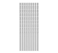 QUARKZMAN 10pcs Foret Hélicoïdal Extra Longue Perceuse Mèches, 1,5mm HSS Perceuse Mèche avec Haute-Vitesse Acier Droit Tige 80mm Longueur pour Métal Boiserie Plastique Aluminium Alliage