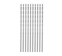 QUARKZMAN 10pcs Foret Hélicoïdal Extra Longue Perceuse Mèches, 1,6mm HSS Perceuse Mèche avec Haute-Vitesse Acier Droit Tige 75mm Longueur pour Métal Boiserie Plastique Aluminium Alliage