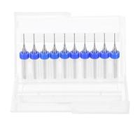 QUARKZMAN 10pcs Jeu De Forets PCB Tige 1/8" 0.7mm Forets A Torsion Micro En Carbure De Tungstene Outils Pour Circuit Imprime Bijoux Plastique Bois Metal Doux