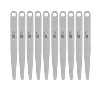QUARKZMAN 10pcs Palpeur Jauge 0.3mm Épaisseur Jauge 65MN Acier Métrique Écart Mesure Outil, Lame Unique