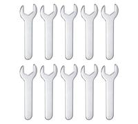 QUARKZMAN 10Pcs Petite ourche 13x70x2mm Métrique en Forme de U Clé Plate Simple à Fourche, Super Fine, Petite, Galvanisée, pour Réparation Automobile, Assemblage de Meubles