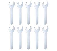 QUARKZMAN 10Pcs Petite ourche 17x108x2mm Métrique en Forme de U Clé Plate Simple à Fourche, Super Fine, Petite, Galvanisée, pour Réparation Automobile, Assemblage de Meubles