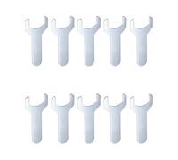 QUARKZMAN 10Pcs Petite ourche 22x70x2mm Métrique en Forme de U Clé Plate Simple à Fourche, Super Fine, Petite, Galvanisée, pour Réparation Automobile, Assemblage de Meubles