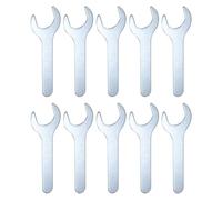 QUARKZMAN 10Pcs Petite ourche 28x135x2.8mm Métrique en Forme de U Clé Plate Simple à Fourche, Super Fine, Petite, Galvanisée, pour Réparation Automobile, Assemblage de Meubles