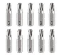 QUARKZMAN 10pcs PZ3 Embout de Tournevis 1/4" Tige Hexagonale 25mm/1" Longueur Magnétique Phillips Fendue Acier S2 Embout de Tournevis
