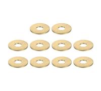 QUARKZMAN 10Pcs Rondelle Plate en Laiton Rondelles Plates M8x24x1.5mm | en Laiton, Joint d'Étanchéité en Laiton, pour Vis Boulons Réparation de Machines Construction Extérieure