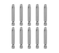 QUARKZMAN 10Pcs SQ5 Embouts Tournevis À Tête Carrée Longueur 2" Acier S2 | Port Hexagonal 1/4 Pouce, Magnétique Pour Tournevis Électrique Perceuse Visseuse À Choc
