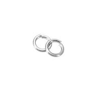 QUARKZMAN 120 Pcs Rondelles Fendues M3, Rondelles de Ressort en Acier Inoxydable 304 3mm ID 5.1mm OD 0.9mm Épaisseur pour Vis Boulons Fixations
