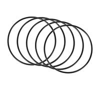 QUARKZMAN 120x112x4mm Nitrile Caoutchouc Joints Toriques 5 Pièces Rond Noir | Joint Rondelle pour Robinet Plomberie Réparation Étanchéité Connexion
