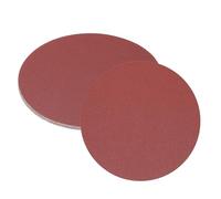QUARKZMAN 12pcs 250mm Disques À Poncer PSA, 100 Grains Oxyde D'aluminium Auto-Adhésifs, Papiers De Verre Sans Trou Ronds Pour Ponçage Humide/Sec, Pour Peinture Auto, Bois, Métal